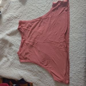 Lululemon Crop Top size 10 in Rustic Coral